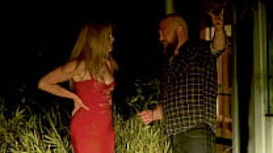 Lost blonde babe gets DEEPLY screwed in the ass by a farmer for invading his property!