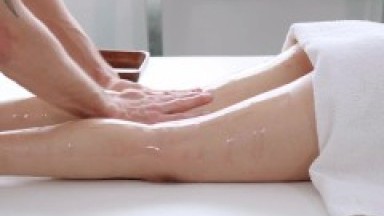 Massage Rooms Italian teen Francesca Palma first time hardcore erotic massage