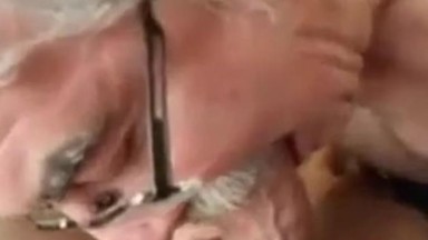 Il grosso pompino del nonno