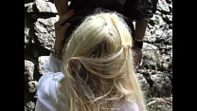 Threesome outdoor with two women