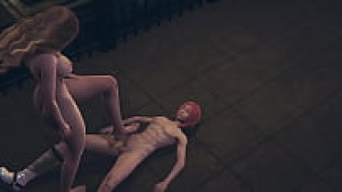 Hentai 3D senza censure - Hermi Footjob e scopata