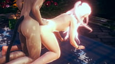 Due Hentai Sexy - Donna che fa sesso in un trio